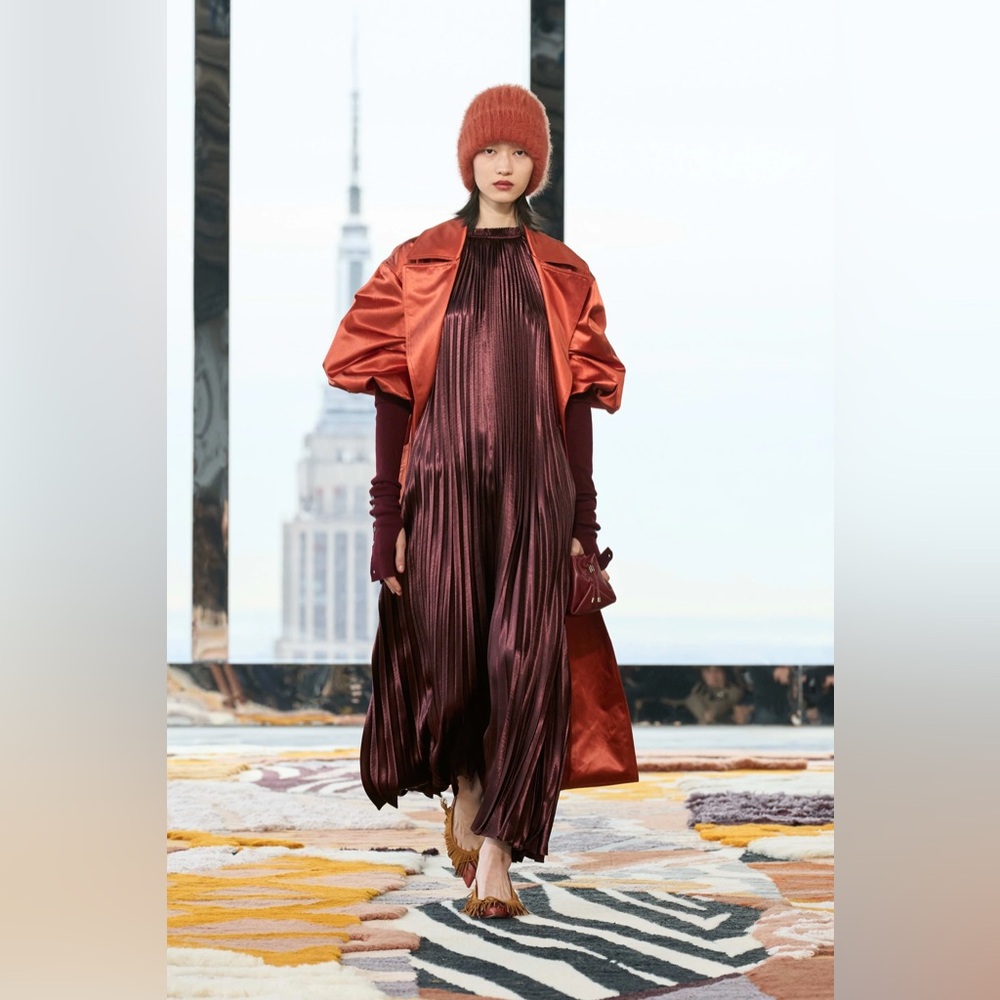 $690 Ulla Johnson - Amiko Dress In Mahogany Size 6 View 2